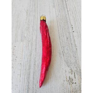 Christborn glass hot pepper chili ornament vegetable farm Xmas tree food